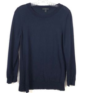 J Crew Navy Crew Neck Sweater